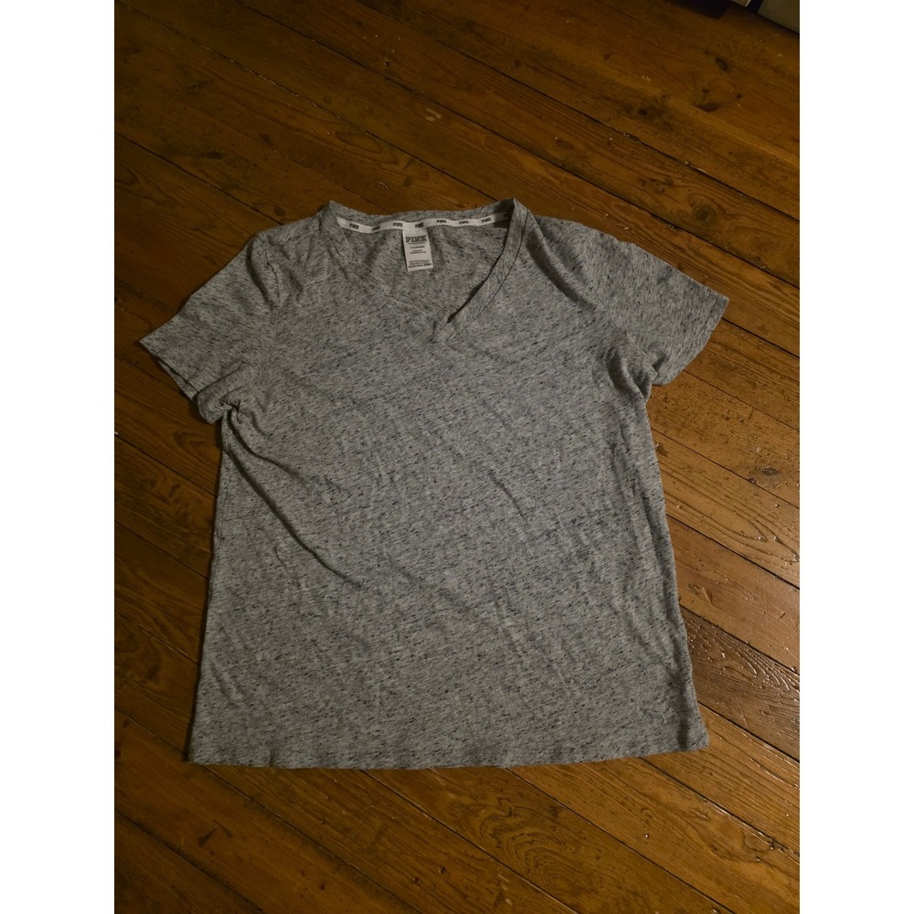 Unbranded Grey Heathered Short Sleeve Crew Neck‎ T-Shirt Size Medium